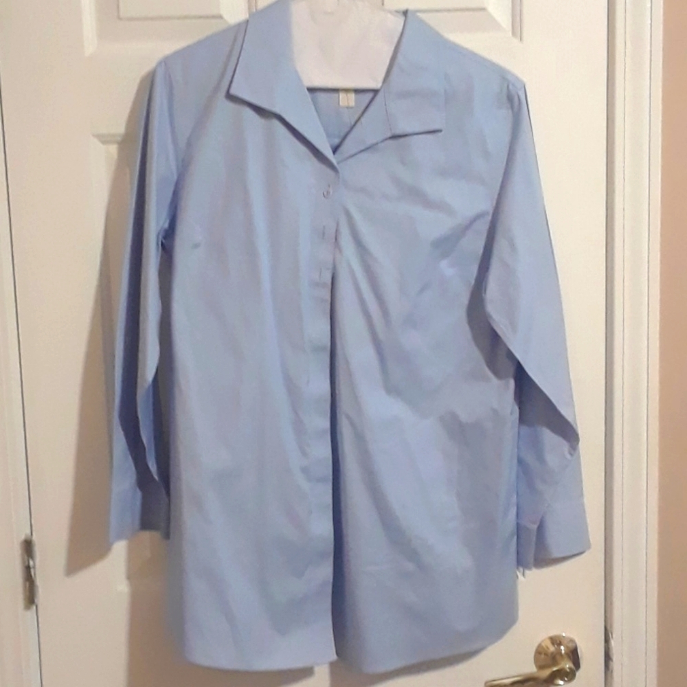 Chico Blue Ladies Size 3 Shirt